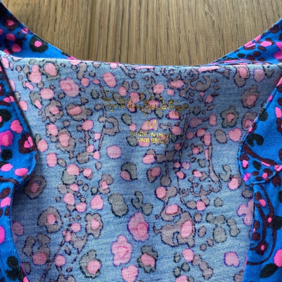 Lilly Pulitzer | Alaina Dress | Blue Flare Growl and Prowl - Picture 3 of 6